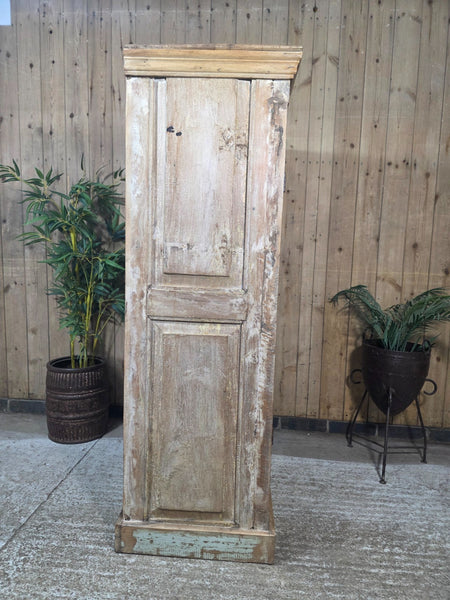 Vintage Reclaimed Indian Freestanding Kitchen Bathroom Drinks Display Cabinet