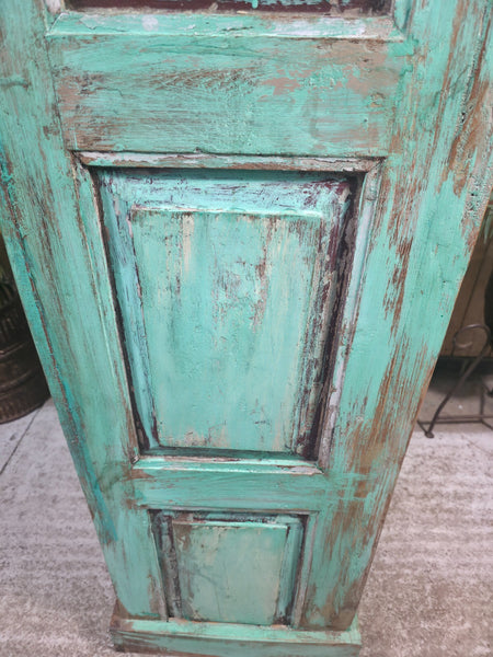 Vintage Reclaimed Indian Freestanding Kitchen Bathroom Drinks Display Cabinet