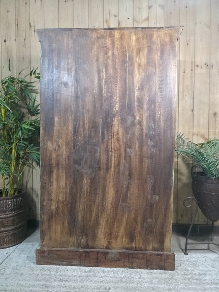 Vintage Reclaimed Indian Freestanding Kitchen Bathroom Drinks Display Cabinet