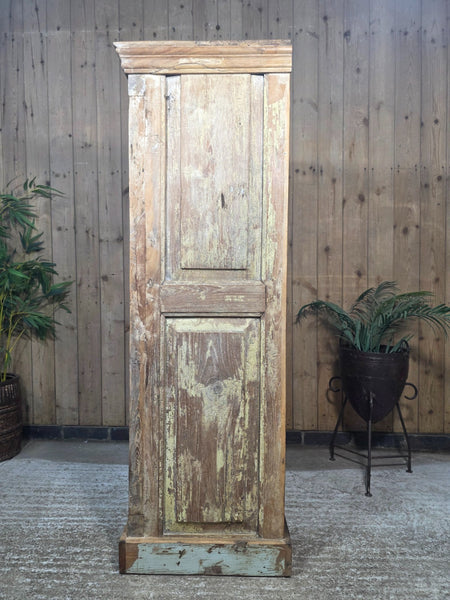 Vintage Reclaimed Indian Freestanding Kitchen Bathroom Drinks Display Cabinet