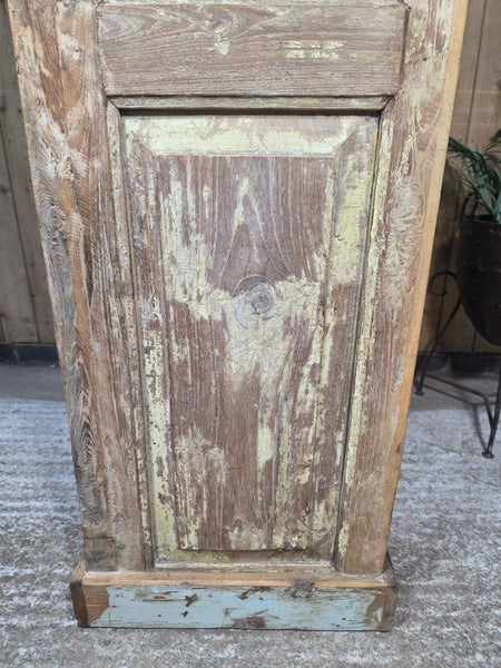 Vintage Reclaimed Indian Freestanding Kitchen Bathroom Drinks Display Cabinet