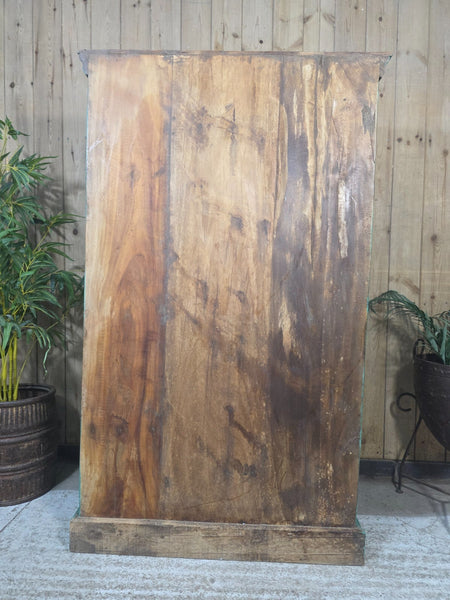 Vintage Reclaimed Indian Freestanding Kitchen Bathroom Drinks Display Cabinet