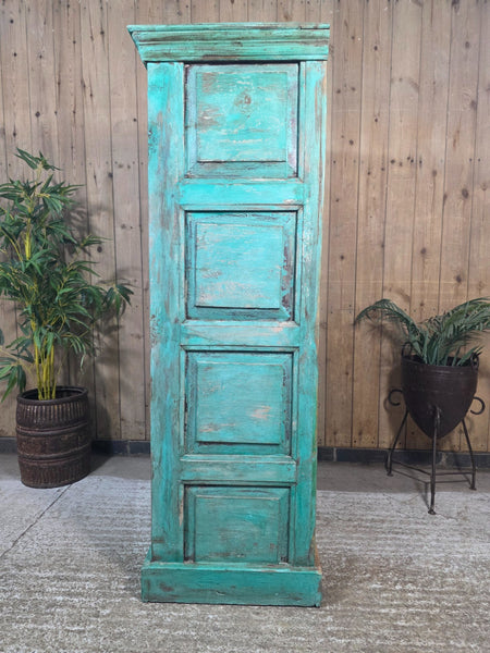 Vintage Reclaimed Indian Freestanding Kitchen Bathroom Drinks Display Cabinet