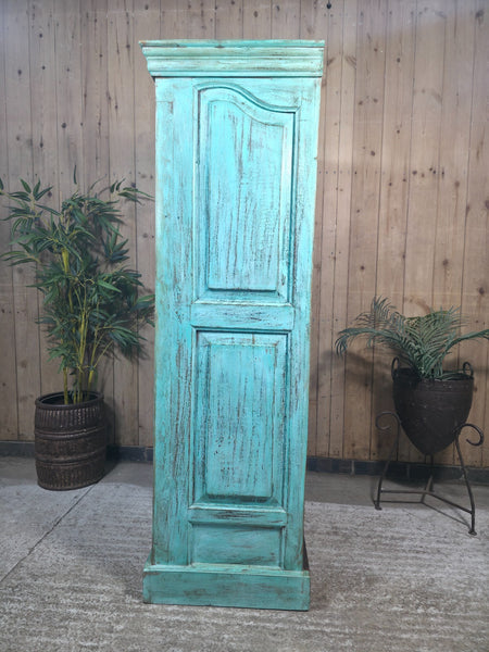 Vintage Reclaimed Indian Freestanding Kitchen Bathroom Drinks Display Cabinet