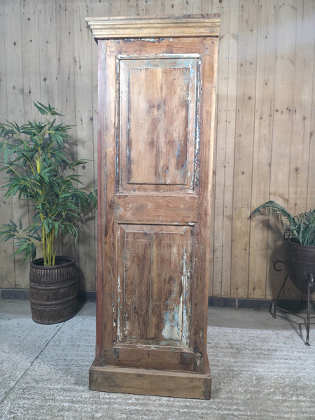 Vintage Reclaimed Indian Rustic Wooden Free Standing Cupboard Drinks Cabinet