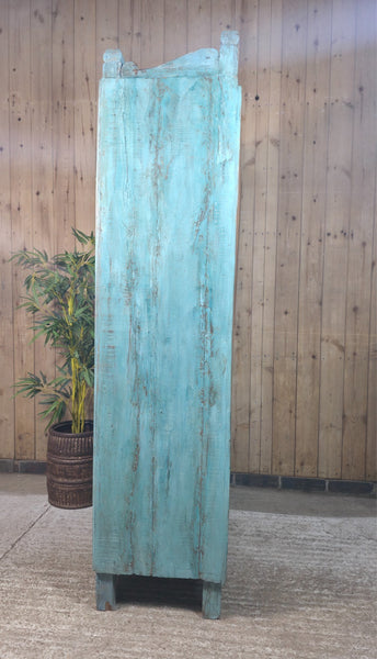 Vintage Reclaimed Indian Freestanding Kitchen Bathroom Drinks Display Cabinet
