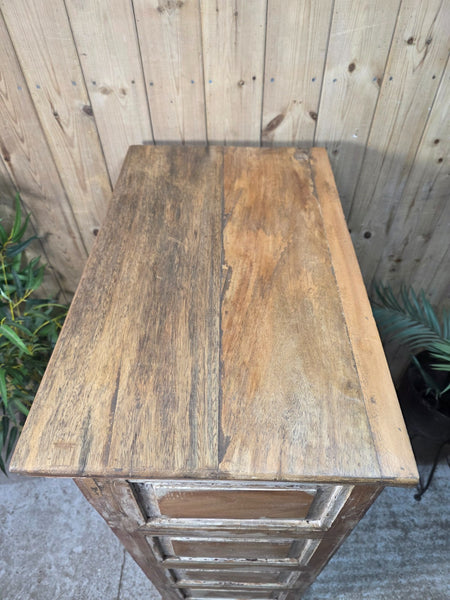 Vintage Reclaimed Indian Freestanding Kitchen Bathroom Drinks Display Cabinet