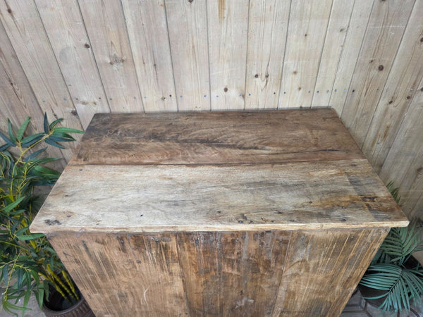 Vintage Reclaimed Indian Freestanding Kitchen Bathroom Drinks Display Cabinet