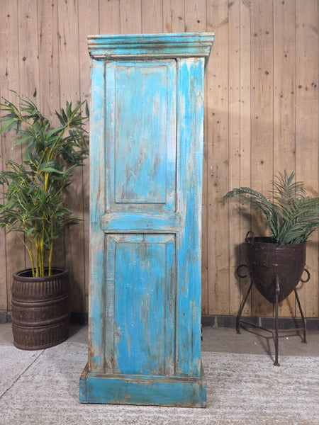 Vintage Reclaimed Indian Rustic Wooden Free Standing Cupboard Drinks Cabinet
