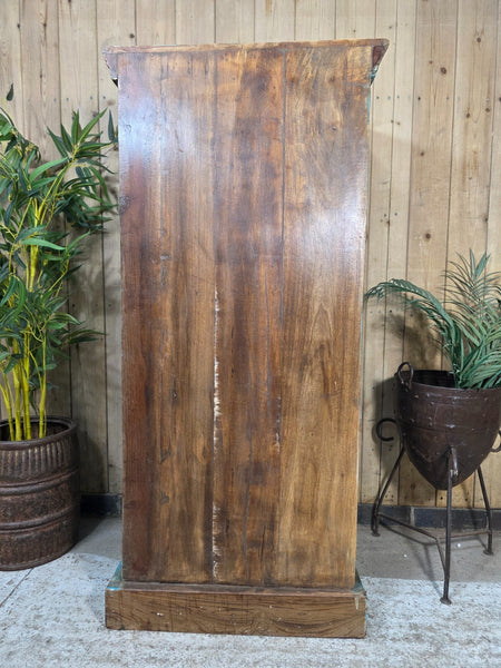 Vintage Reclaimed Indian Rustic Wooden Free Standing Cupboard Drinks Cabinet