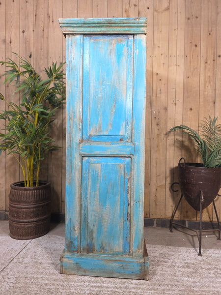 Vintage Reclaimed Indian Rustic Wooden Free Standing Cupboard Drinks Cabinet