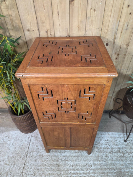 Vintage Reclaimed Indian Wooden Free Standing Bathroom Kitchen Cupboard Cabinet