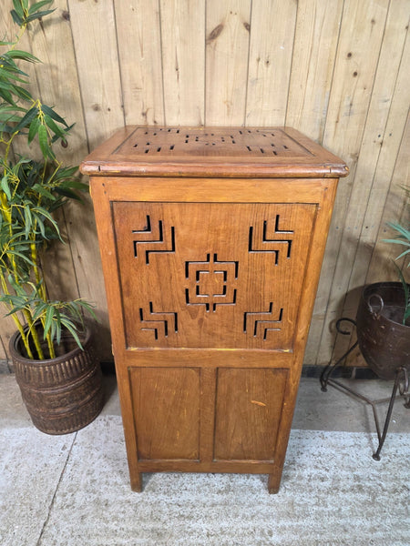 Vintage Reclaimed Indian Wooden Free Standing Bathroom Kitchen Cupboard Cabinet