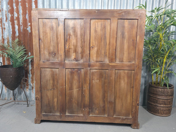 Vintage Reclaimed Indian Freestanding Kitchen Bathroom Drinks Display Cabinet