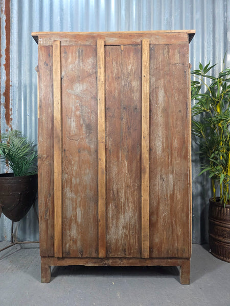 Vintage Reclaimed Indian Freestanding Kitchen Bathroom Drinks Display Cabinet