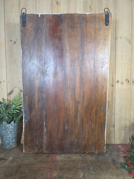 Vintage Indian Wooden Glazed Display Bathroom Kitchen Herb Spice Wall Cabinet