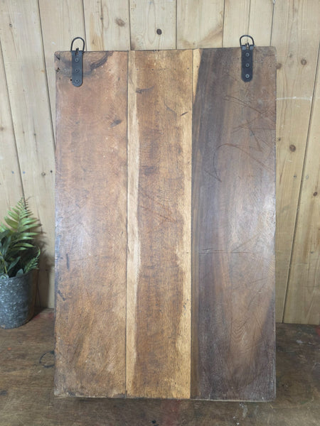 Vintage Indian Wooden Glazed Display Bathroom Kitchen Herb Spice Wall Cabinet