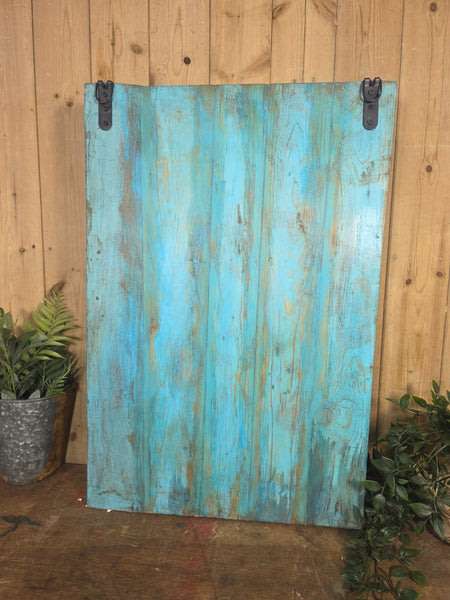 Vintage Indian Wooden Glazed Display Bathroom Kitchen Herb Spice Wall Cabinet