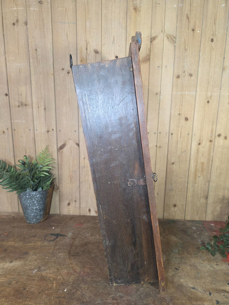 Vintage Indian Wooden Glazed Display Bathroom Kitchen Herb Spice Wall Cabinet