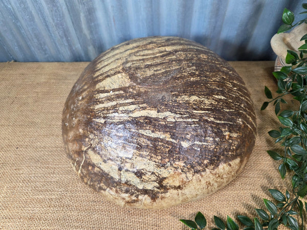 Vintage Rustic Wabi Sabi Paper Mache Bowl Dish
