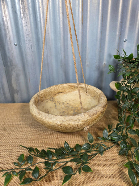 Vintage Rustic Wabi Sabi Paper Mache Bowl Dish