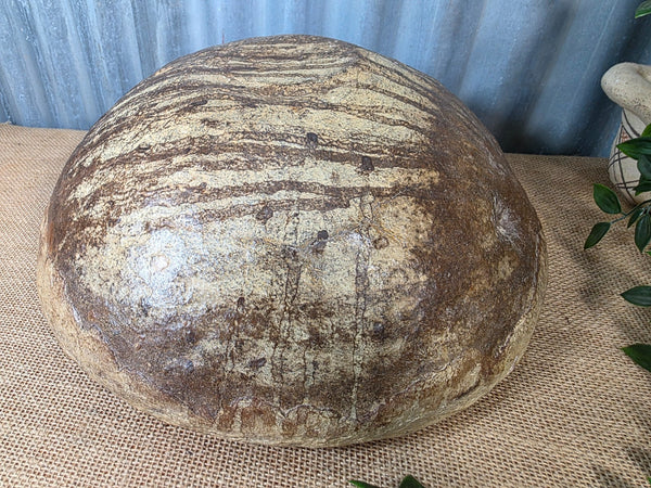 Vintage Rustic Wabi Sabi Paper Mache Bowl Dish
