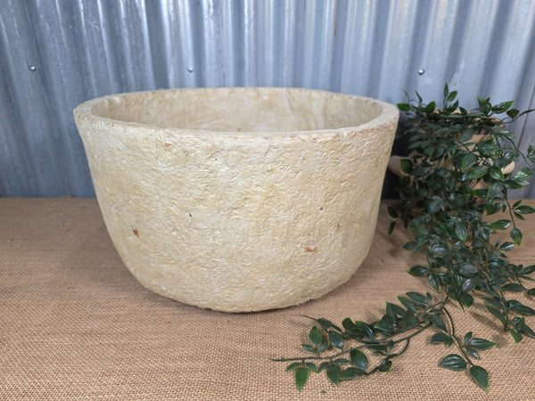 Vintage Rustic Wabi Sabi Paper Mache Bowl Dish