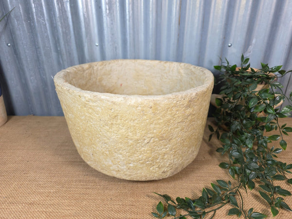 Vintage Rustic Wabi Sabi Paper Mache Bowl Dish