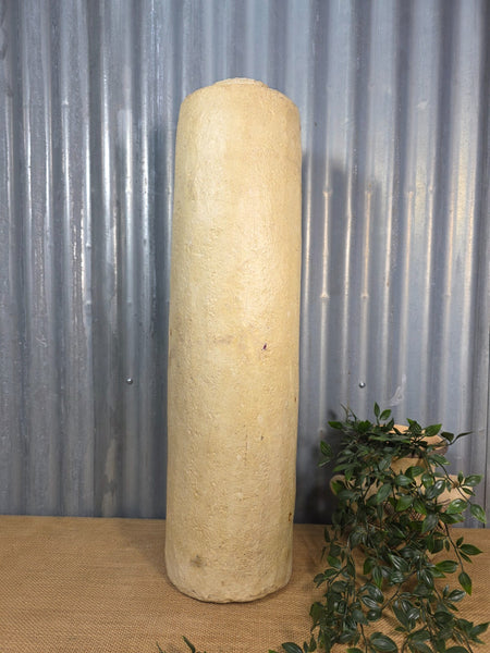 Vintage Rustic Wabi Sabi Paper Mache Dry Flower Vase