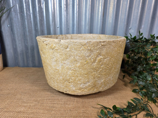 Vintage Rustic Wabi Sabi Paper Mache Bowl Dish