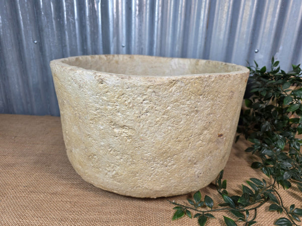 Vintage Rustic Wabi Sabi Paper Mache Bowl Dish