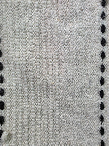 Large Hand Made Bohemian Boho Moroccan Berber Style 4ft  6ft Wool And Cotton Rug