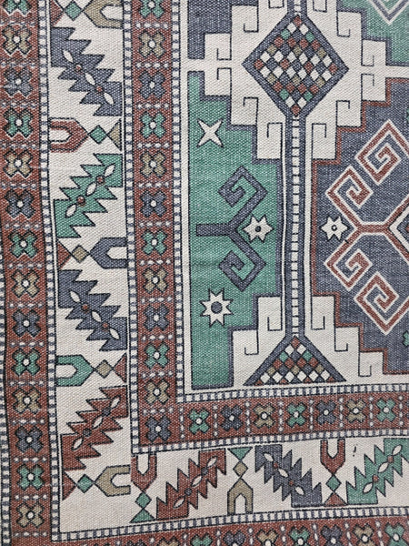 Large Hand Made Bohemian Boho Turkish Style Kilim 4ft  6ft Cotton Rug