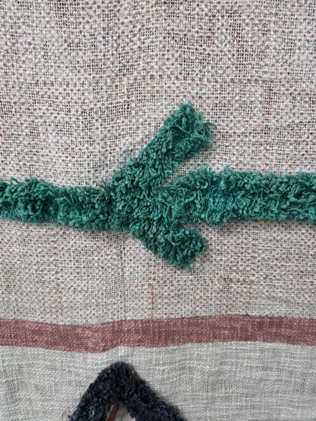 Large 100% Cotton Hand Woven Boho Bohemian Tufted Throw