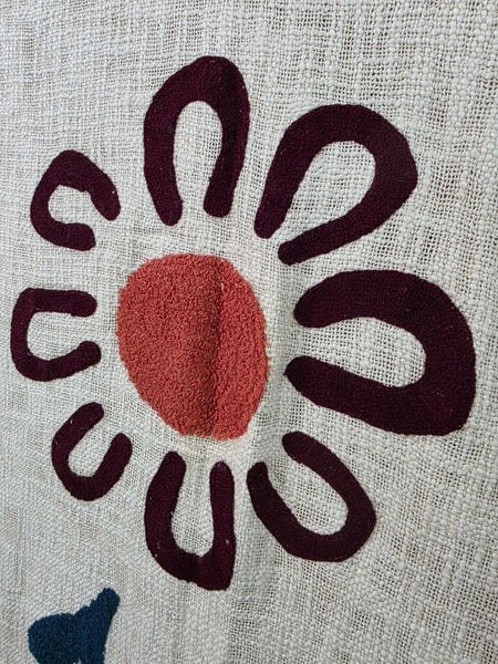 Large 100% Cotton Hand Woven Boho Bohemian Tufted Throw