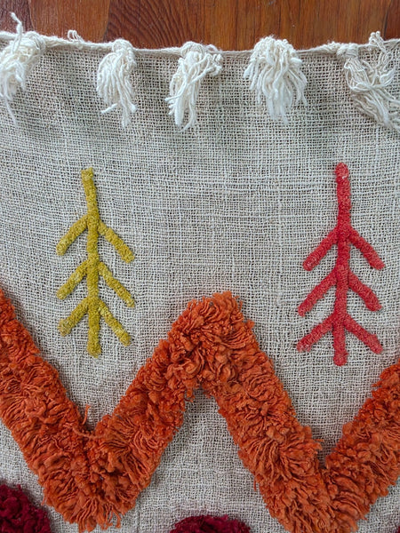 Large 100% Cotton Hand Woven Boho Bohemian Tufted Throw