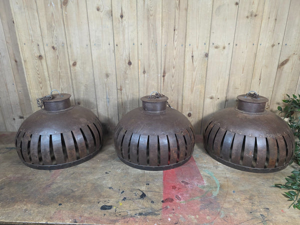 Large Rustic Industrial Reclaimed Metal Ceiling Pendant light Shade