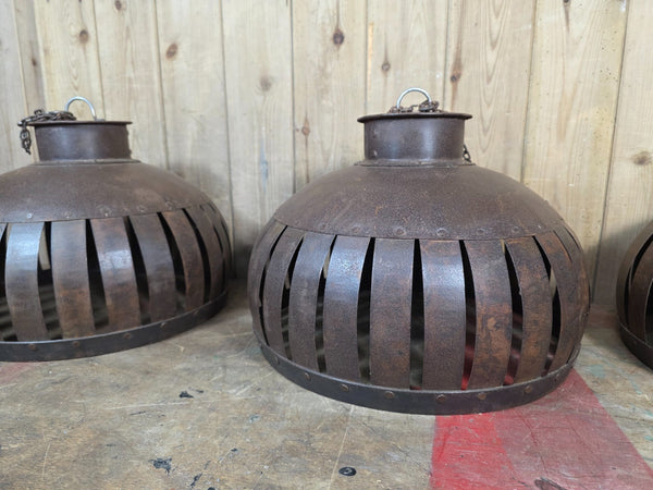 Large Rustic Industrial Reclaimed Metal Ceiling Pendant light Shade
