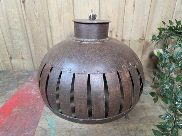 Large Rustic Industrial Reclaimed Metal Ceiling Pendant light Shade