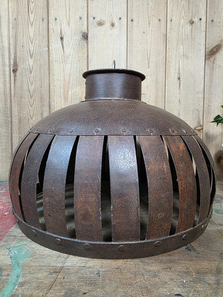 Large Rustic Industrial Reclaimed Metal Ceiling Pendant light Shade