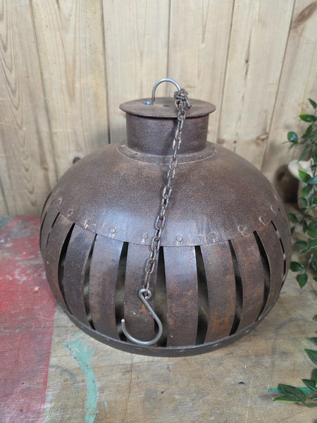 Large Rustic Industrial Reclaimed Metal Ceiling Pendant light Shade