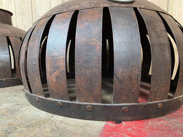 Large Rustic Industrial Reclaimed Metal Ceiling Pendant light Shade