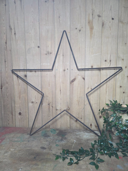 XL Large Heavy Duty Rustic Reclaimed Metal Star Home Garden Decor