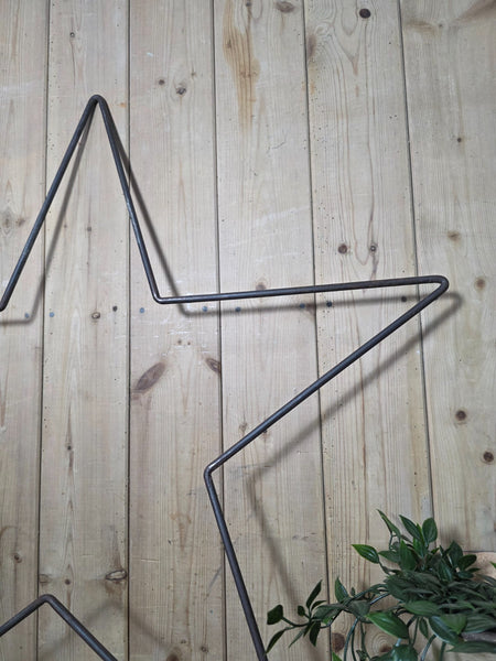 XL Large Heavy Duty Rustic Reclaimed Metal Star Home Garden Decor