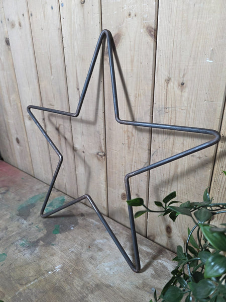 Large Heavy Duty Rustic Reclaimed Metal Star Home Garden Decor