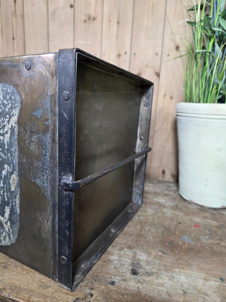 Vintage Reclaimed Metal Galvanised Riveted 5ft Garden Planter Feeder Trough Tub