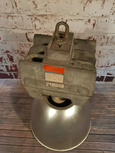 Vintage Industrial Holophane Prismpack Ceiling Factory Light