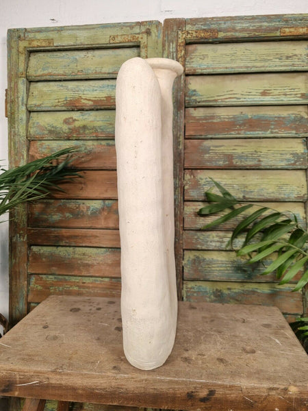 Modern Rustic Hand Made Moroccan Artisan Pottery Sculpture