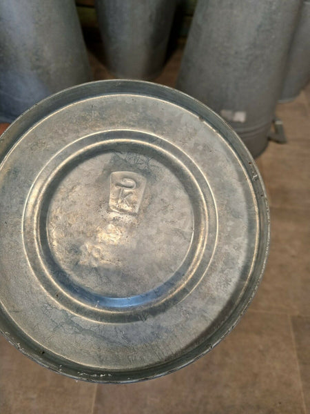 Vintage Large Galvanised Zinc Florist Display Tub Bucket Garden Planter Vase
