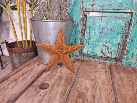 3D Rustic Reclaimed Vintage Rusty Metal Barn Star Home Garden Wall Decor